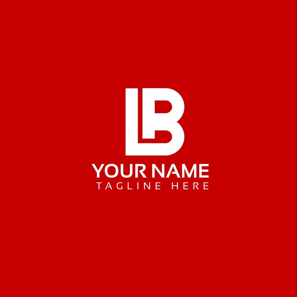 modelo de design de logotipo plano letra b inicial para o seu vetor de negócios