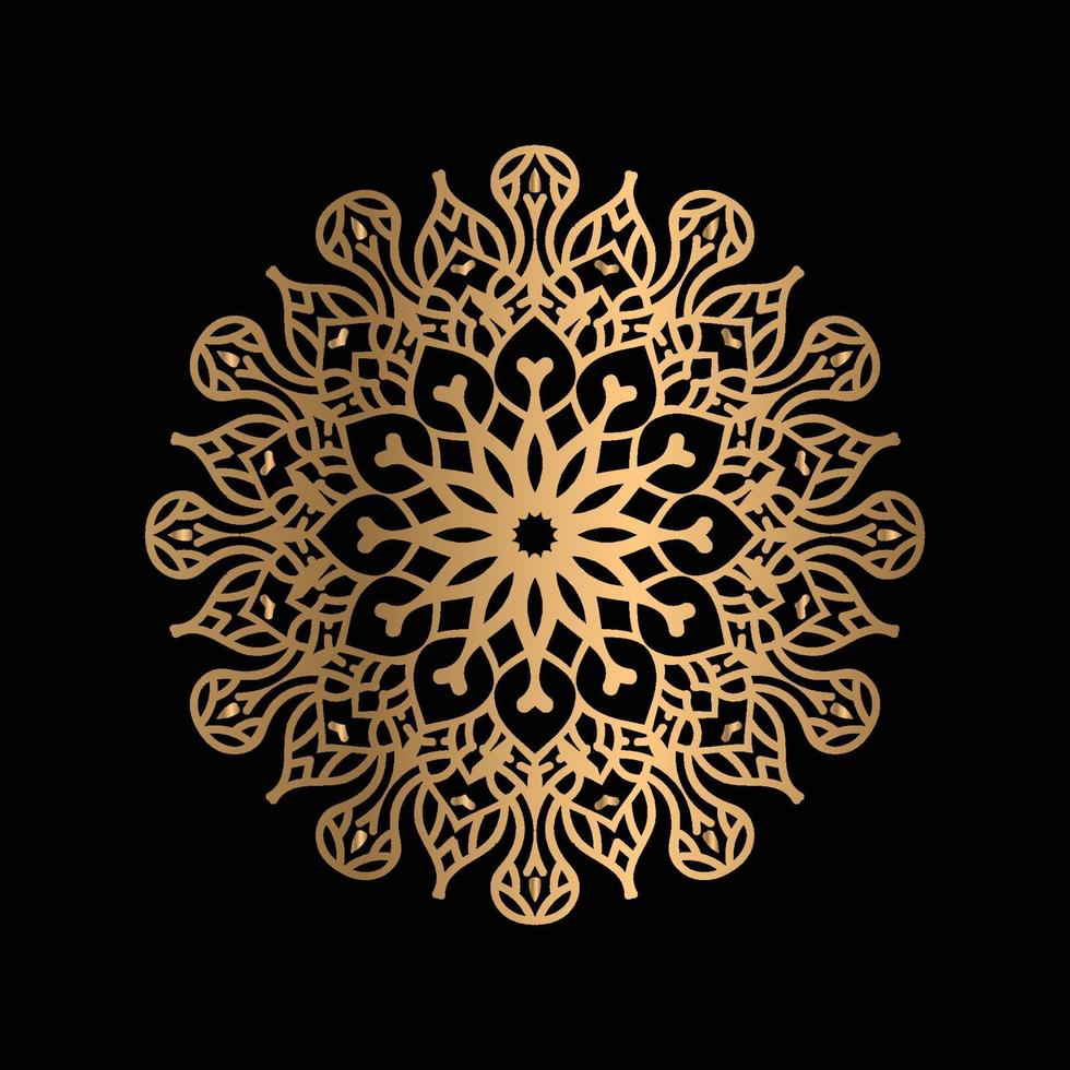 design de fundo de logotipo de arte de flor de mandala vetor