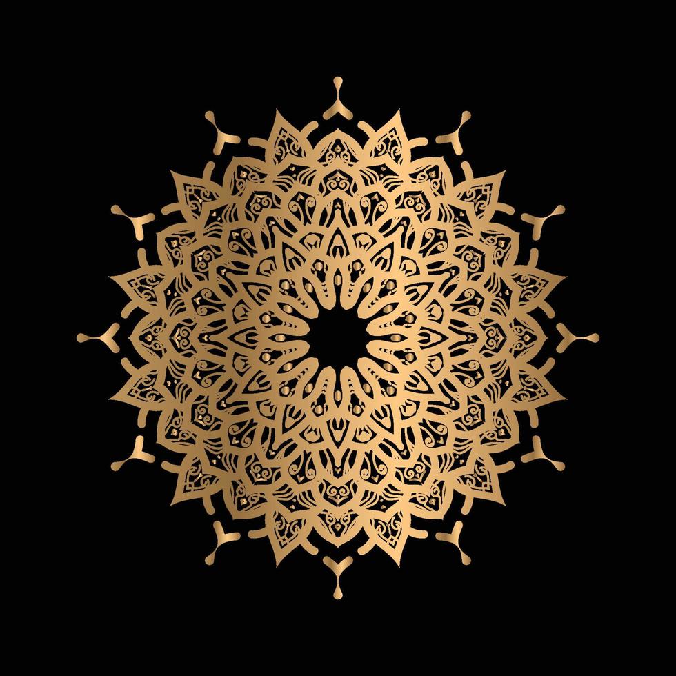 design de fundo de logotipo de arte de flor de mandala vetor