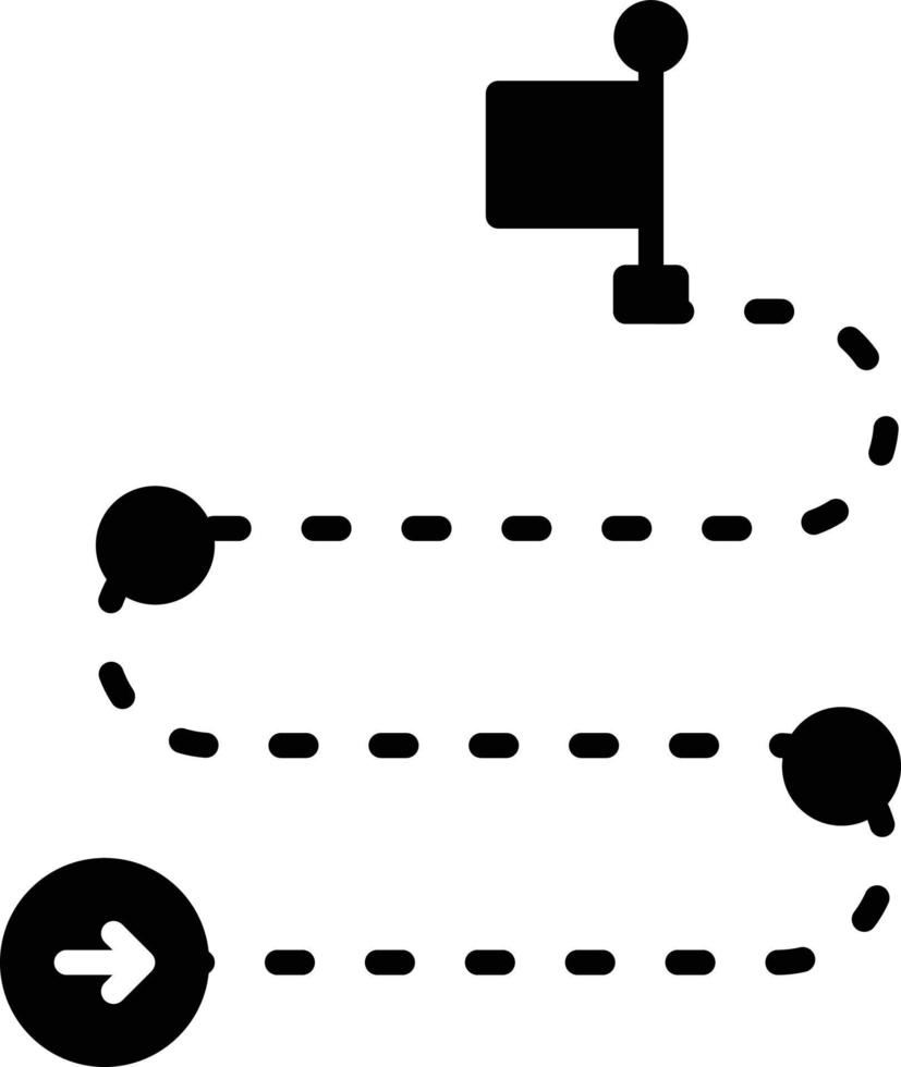ícone de glifo de roteiro vetor