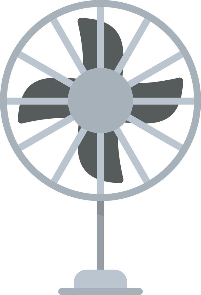ícone plano de ventilador vetor
