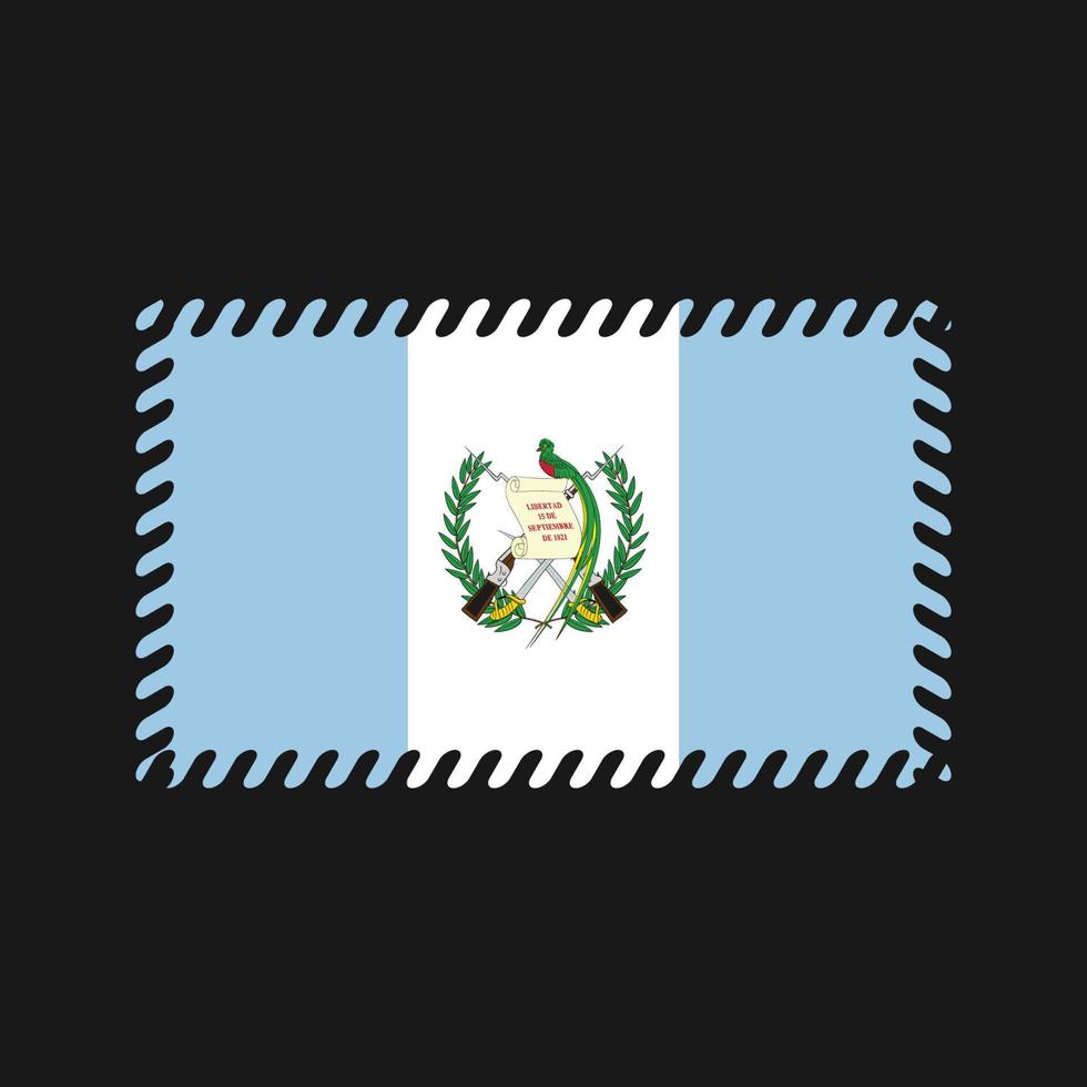 vetor de bandeira da guatemala. bandeira nacional