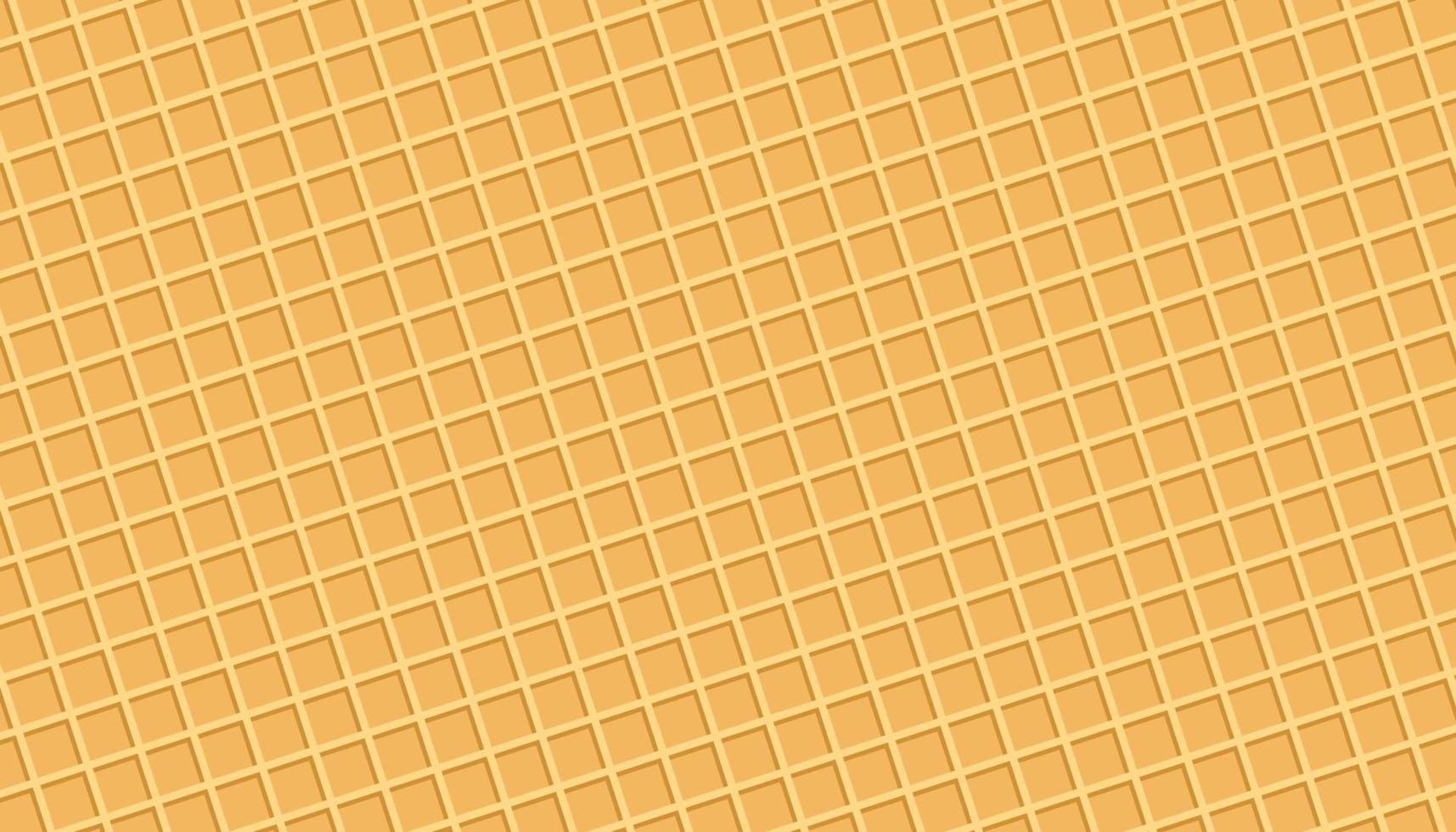 fundo de waffle de textura de sorvete. textura de bolo doce de bolacha vitrificada. modelo de fundo vetorial para banner com espaço para texto vetor