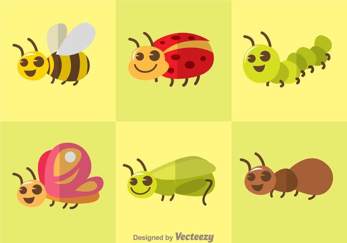 Cute Vector Insects