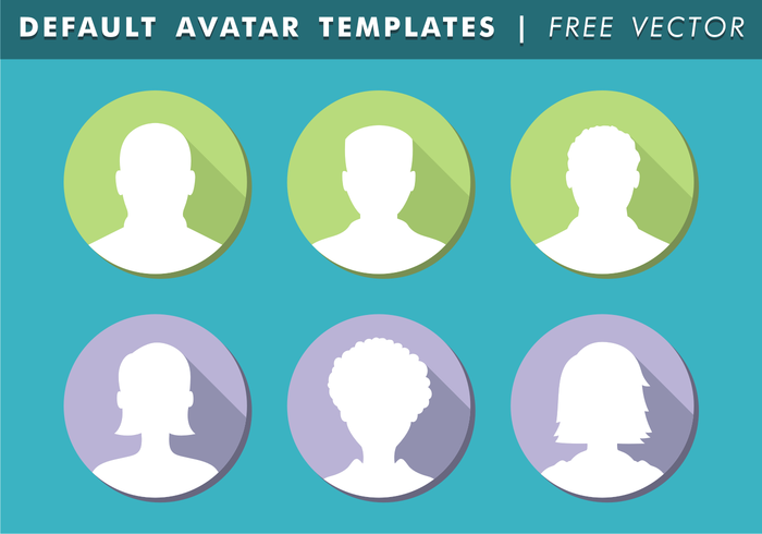 Padrão Avatar Templates Free Vector
