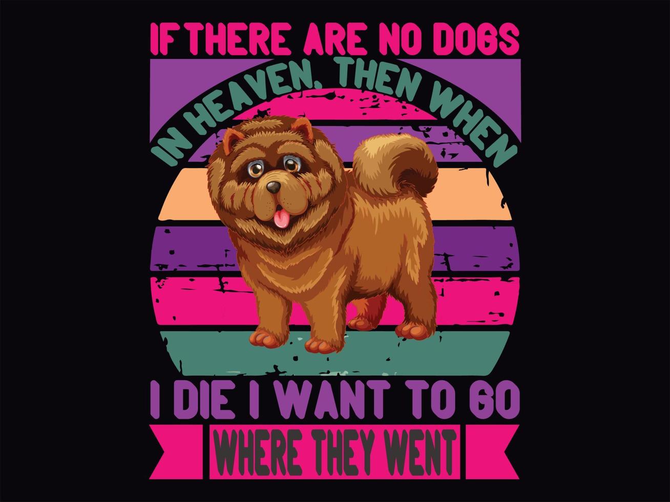 arquivo vetorial de design de camiseta de cachorro vetor