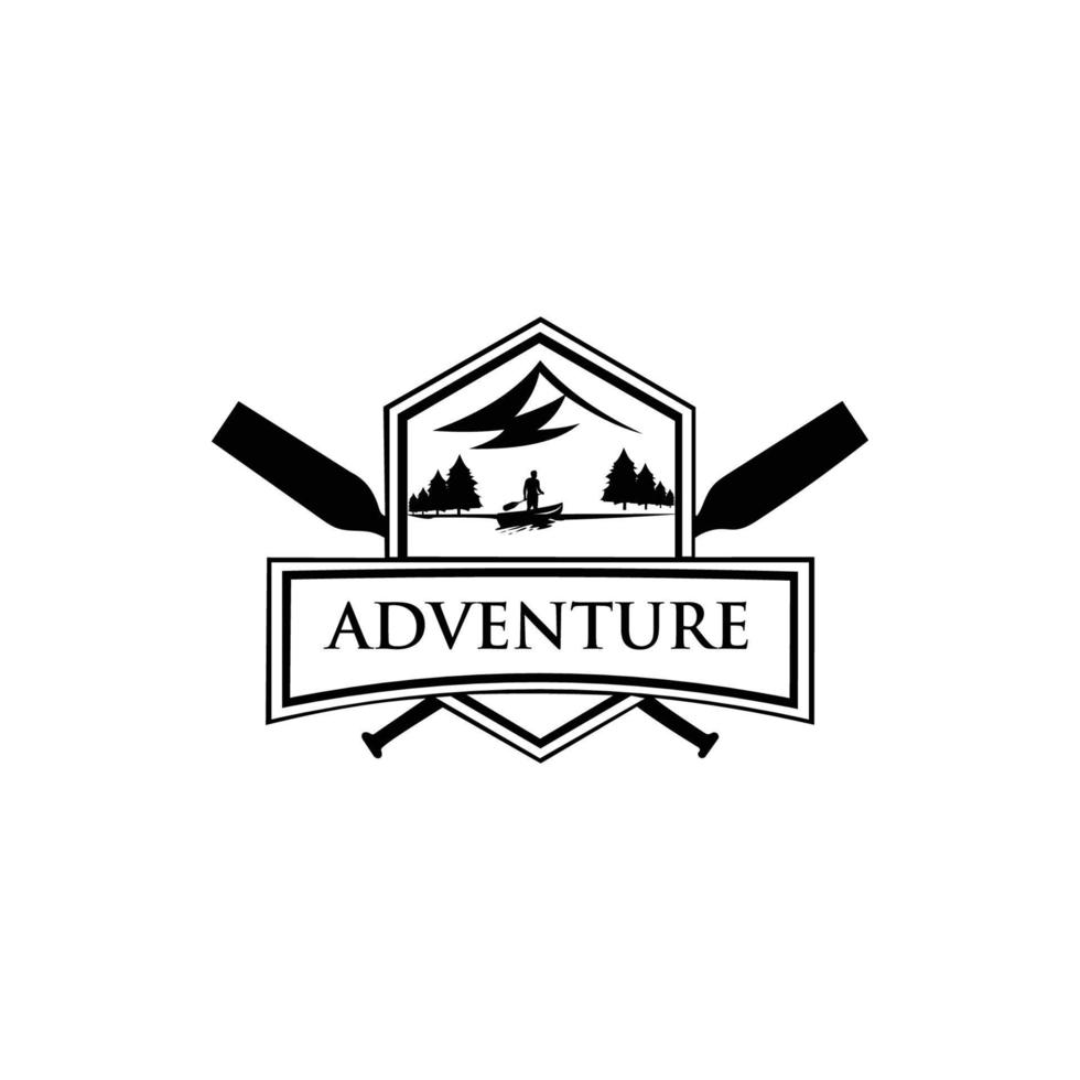 logotipo de barcos, logotipo de aventura. isolado no fundo branco. vetor