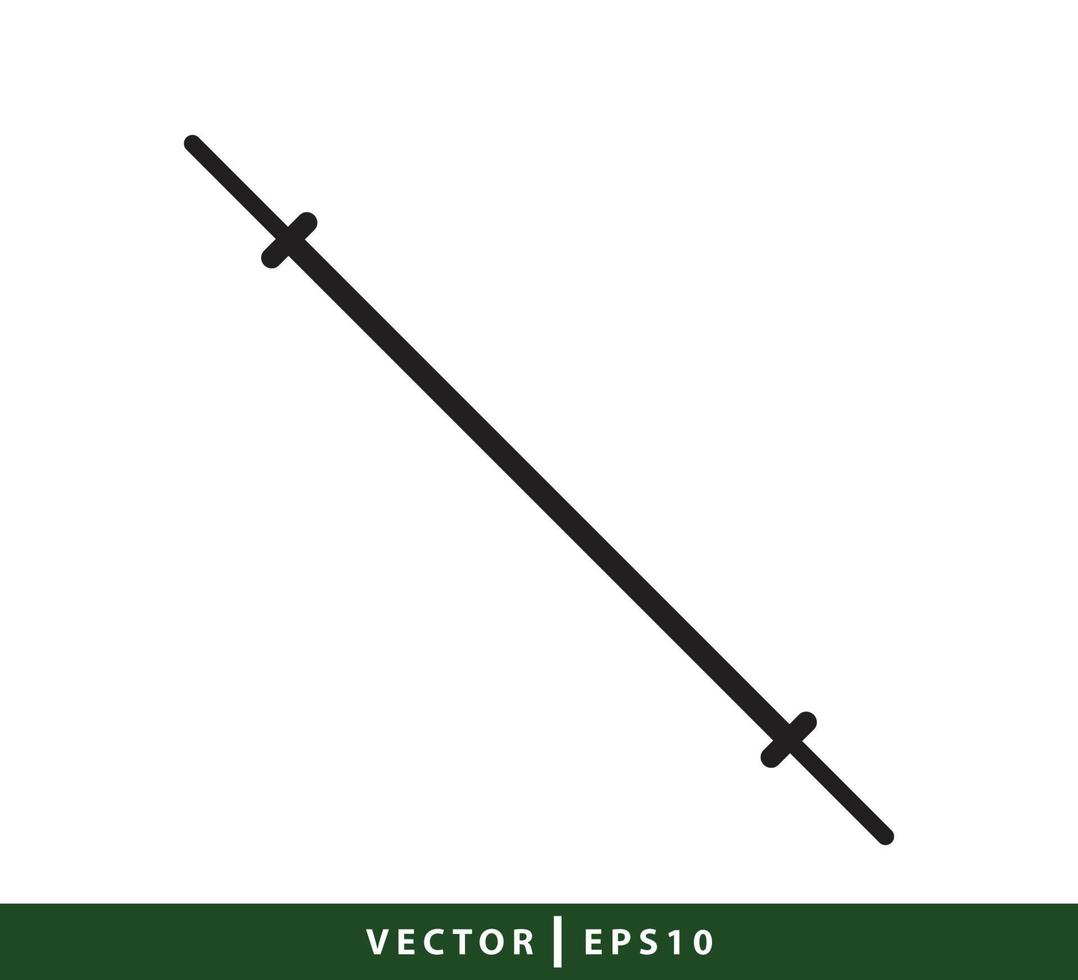 modelo de design de logotipo de vetor de ícone de barra