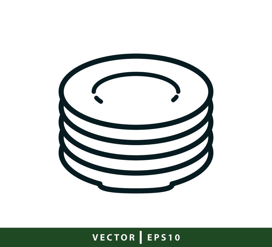 modelo de design de logotipo de vetor de ícone de placa