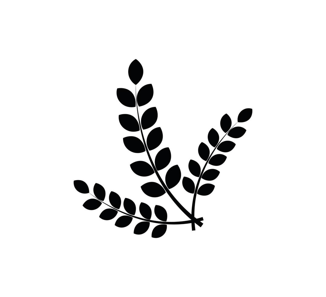 modelo de design de logotipo de vetor de ícone de trigo