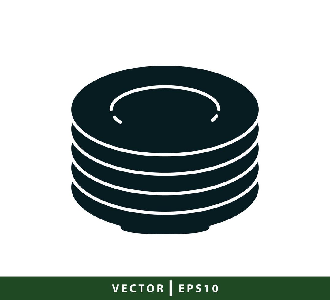 modelo de design de logotipo de vetor de ícone de placa