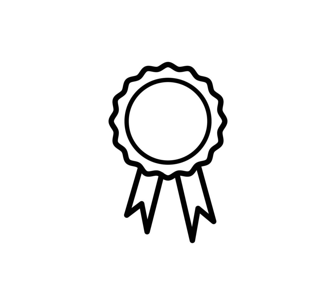 modelo de design de logotipo de vetor de ícone de fita de prêmio