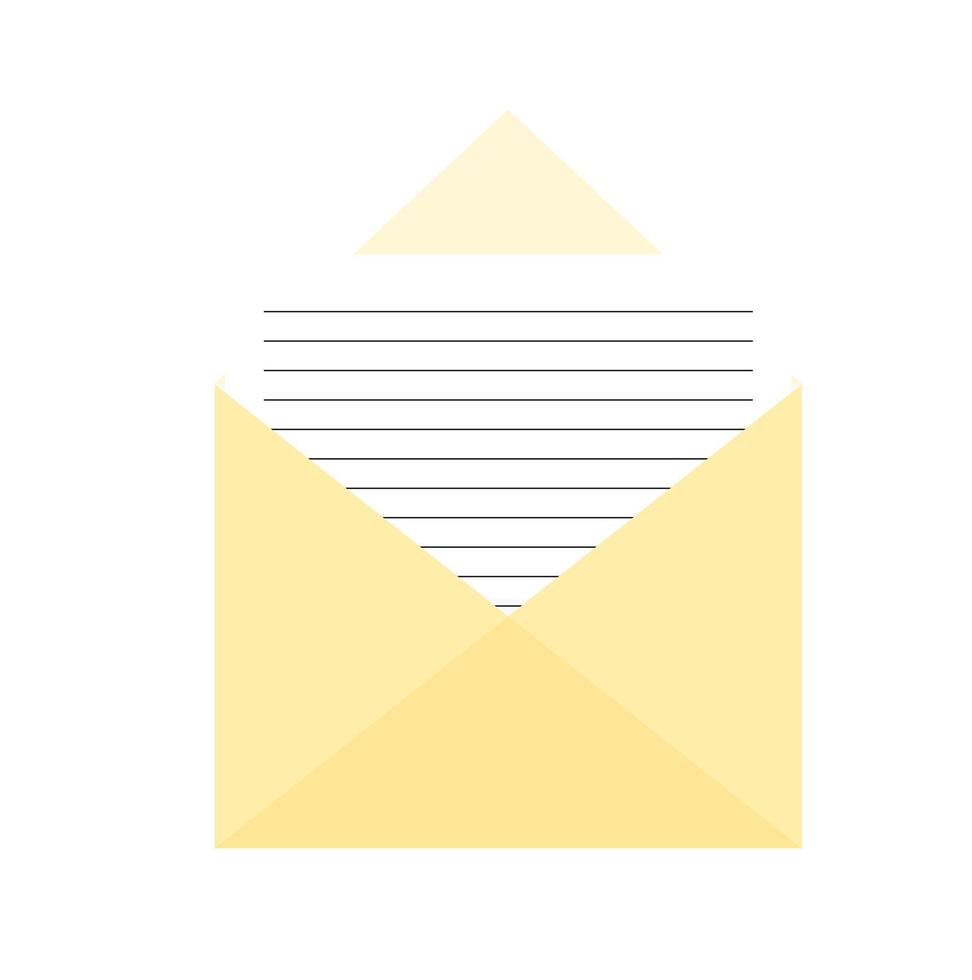 ícone de vetor de envelope