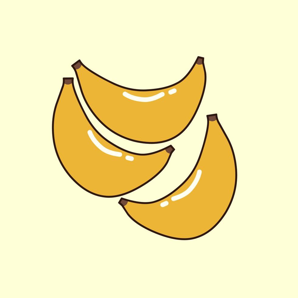 ilustração vetorial bananas vetor