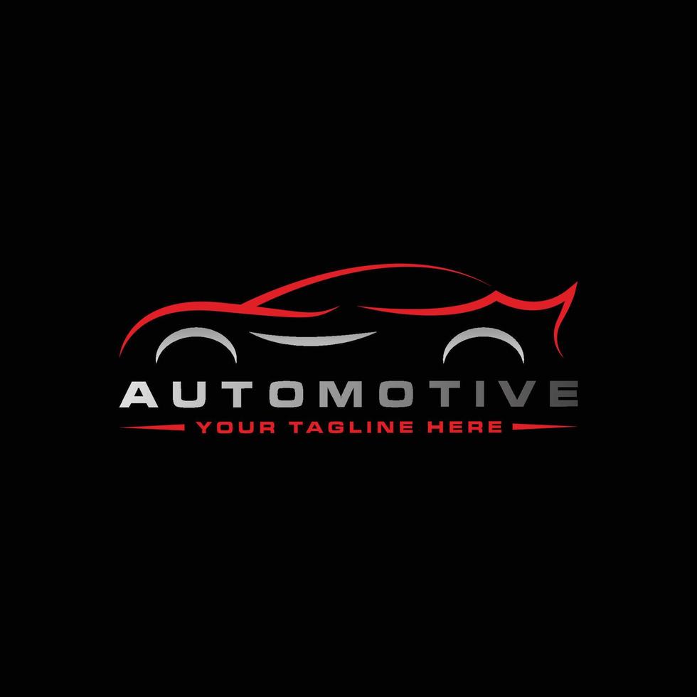 modelo vector logotipo de lavagem de carros, carro de corrida, design automotivo - vetor