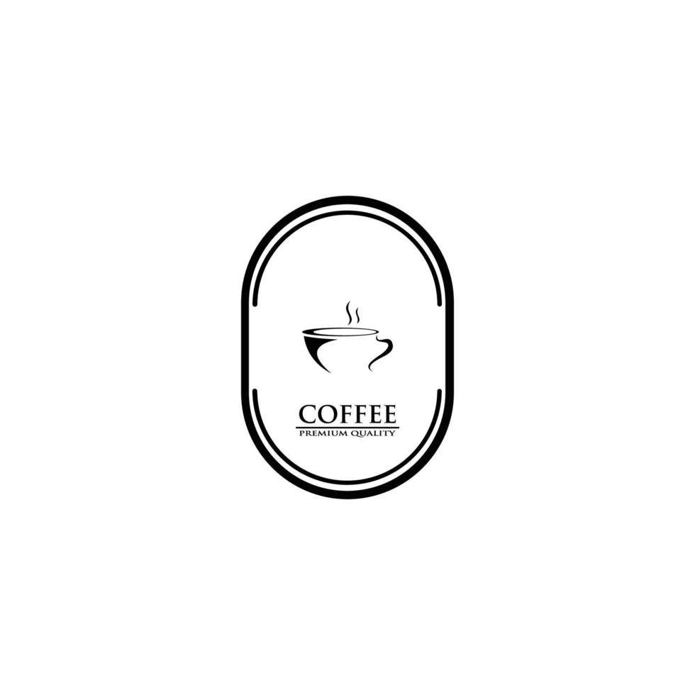 logotipo da cafeteria. rótulos de café vetoriais. vetor