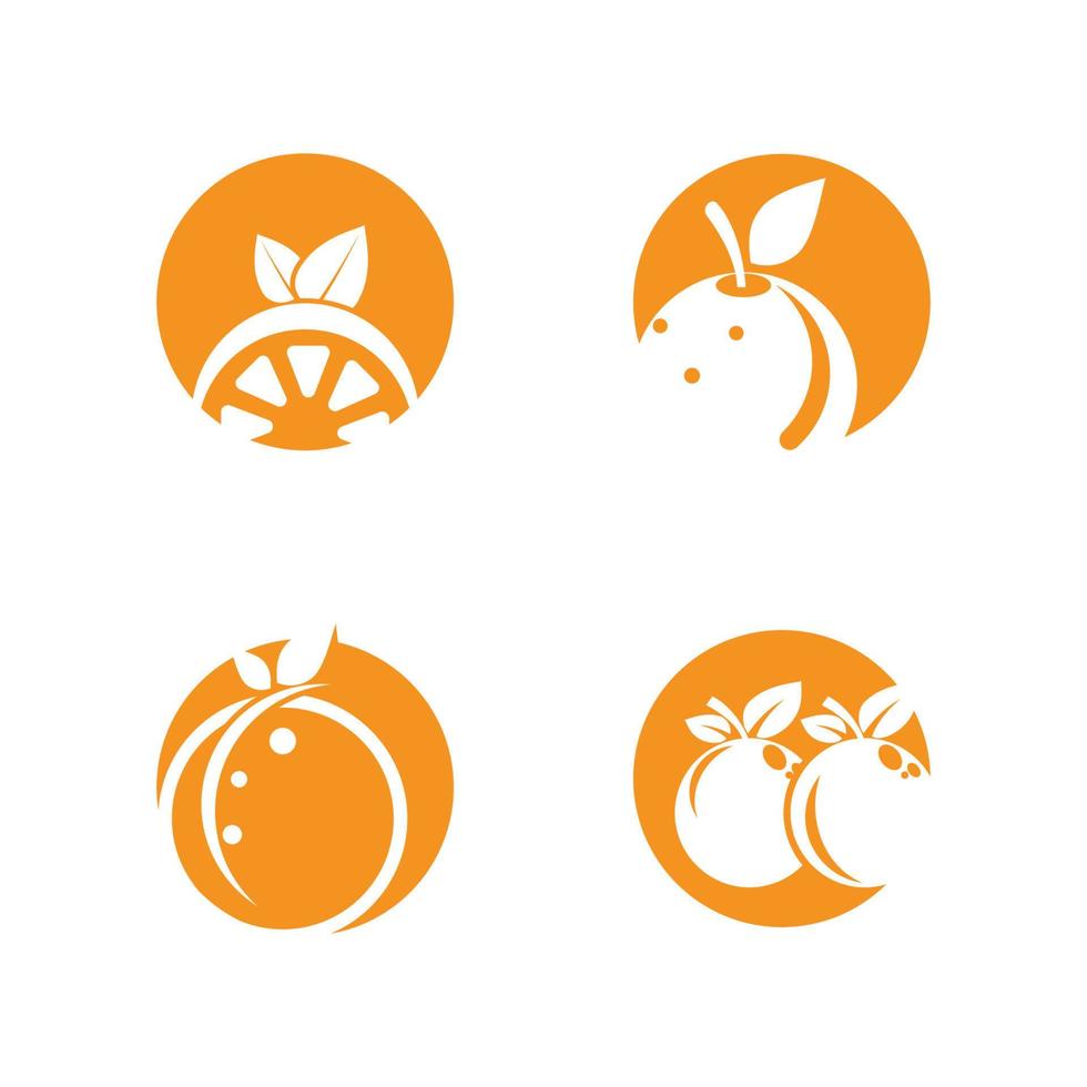 design de logotipo laranja vector ícone ilustração design