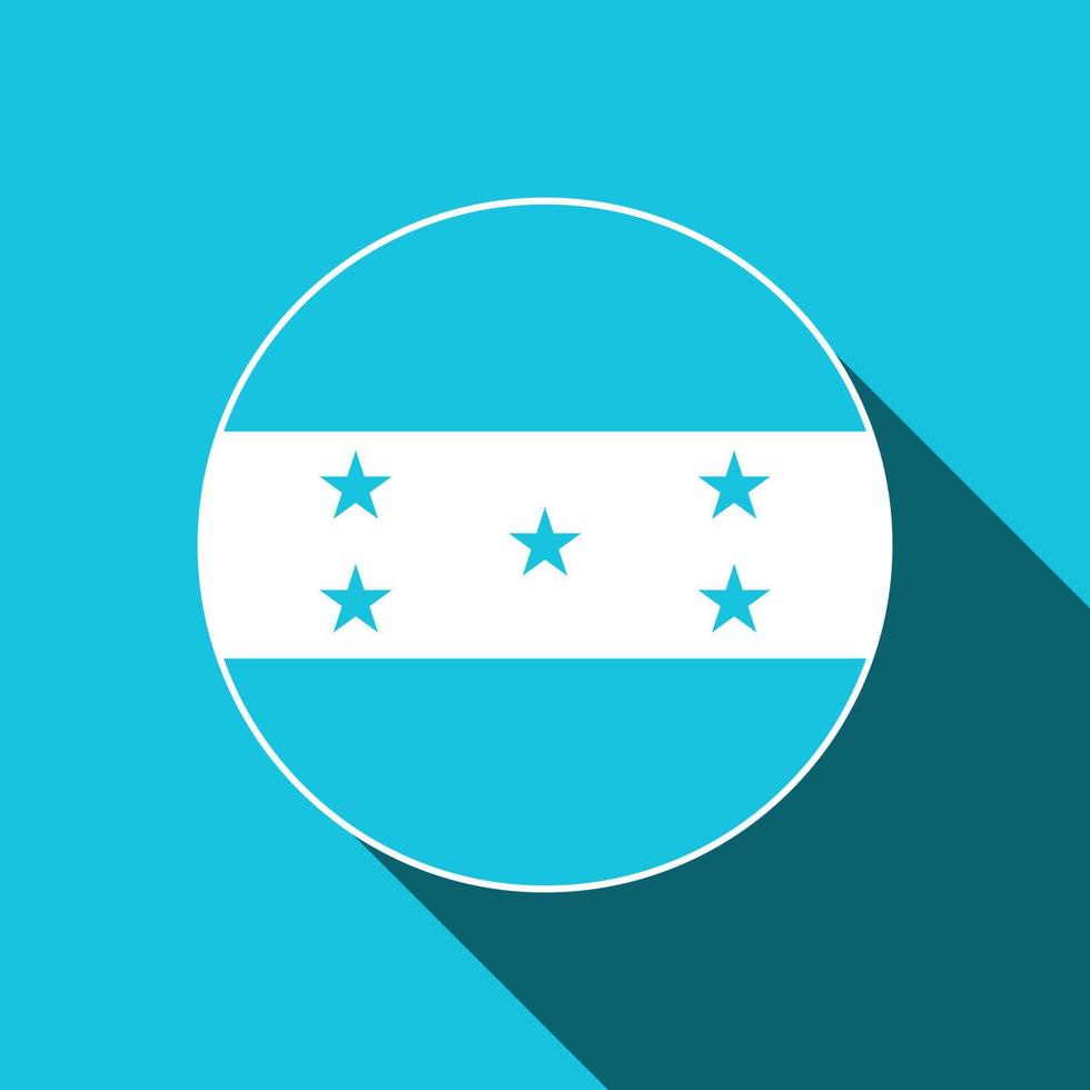 país honduras. bandeira de honduras. ilustração vetorial. vetor