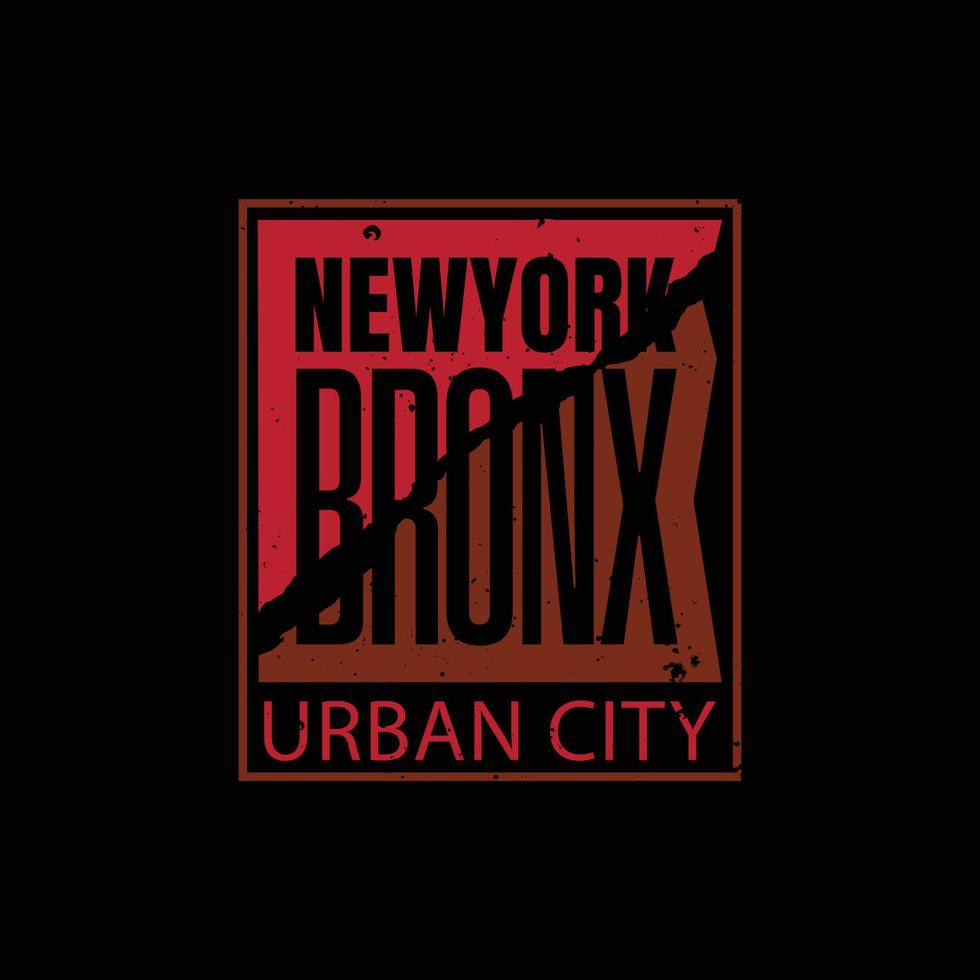 design de camiseta de vetor de tipografia de nova york