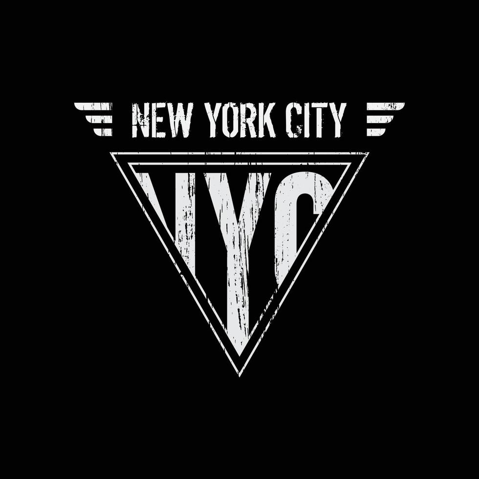 nova york brooklyn tipografia t-shirt e design de vestuário vetor