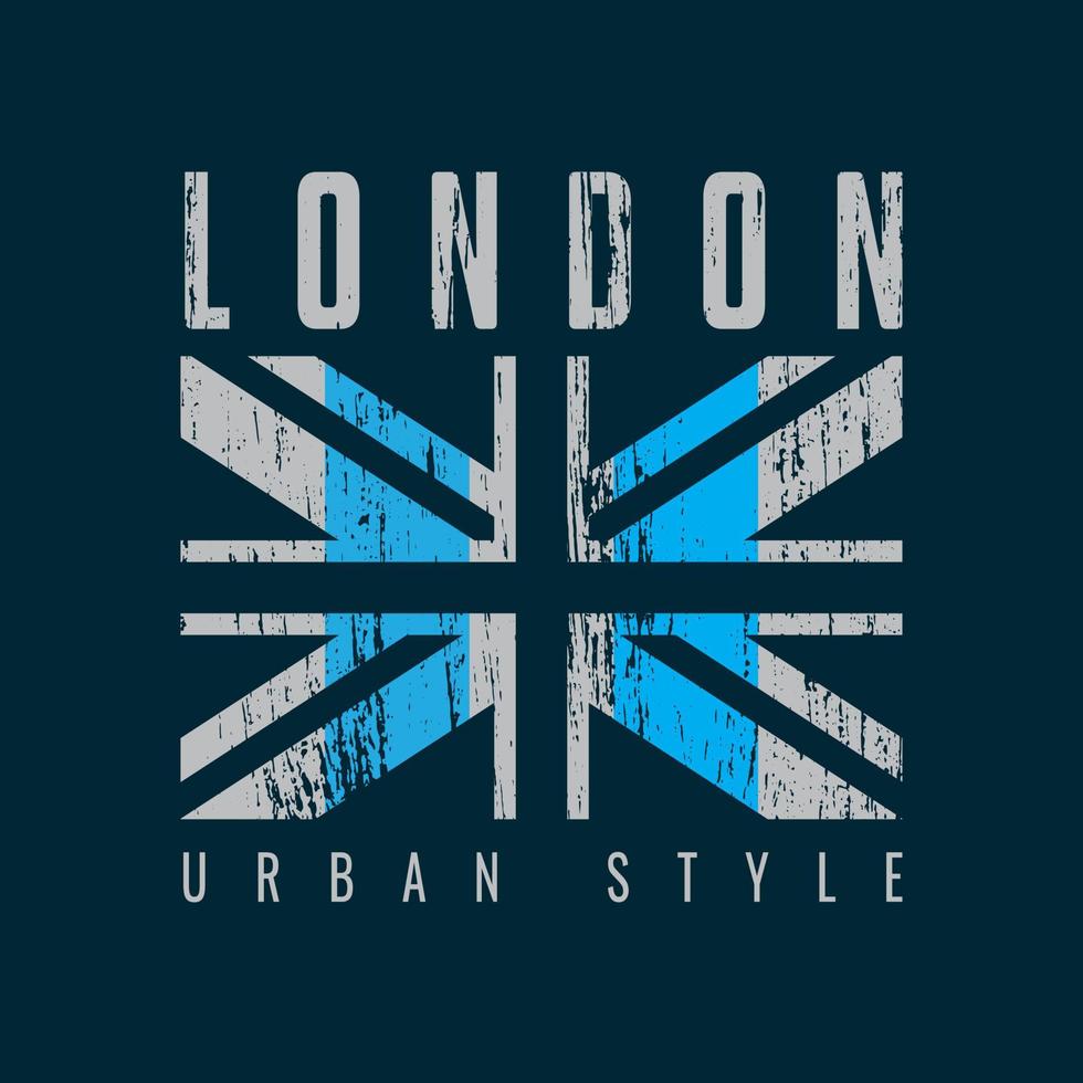 design de camisetas e roupas de londres vetor