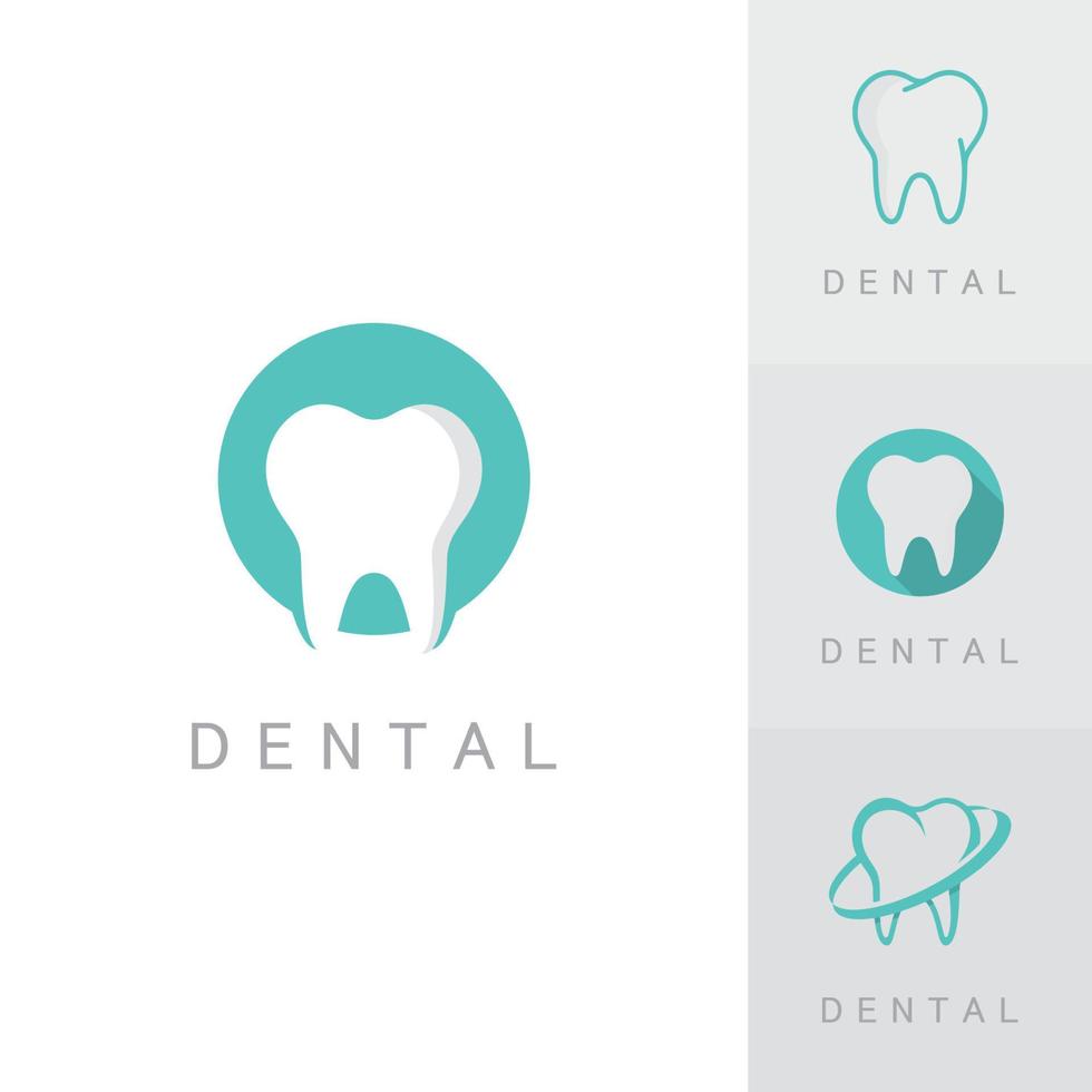 logotipo da clínica odontológica. dentista e boca de saúde. ilustração para o seu negócio vetor