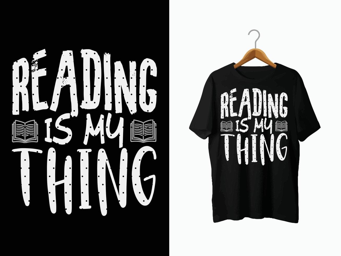 design de camiseta de amante de livros vetor