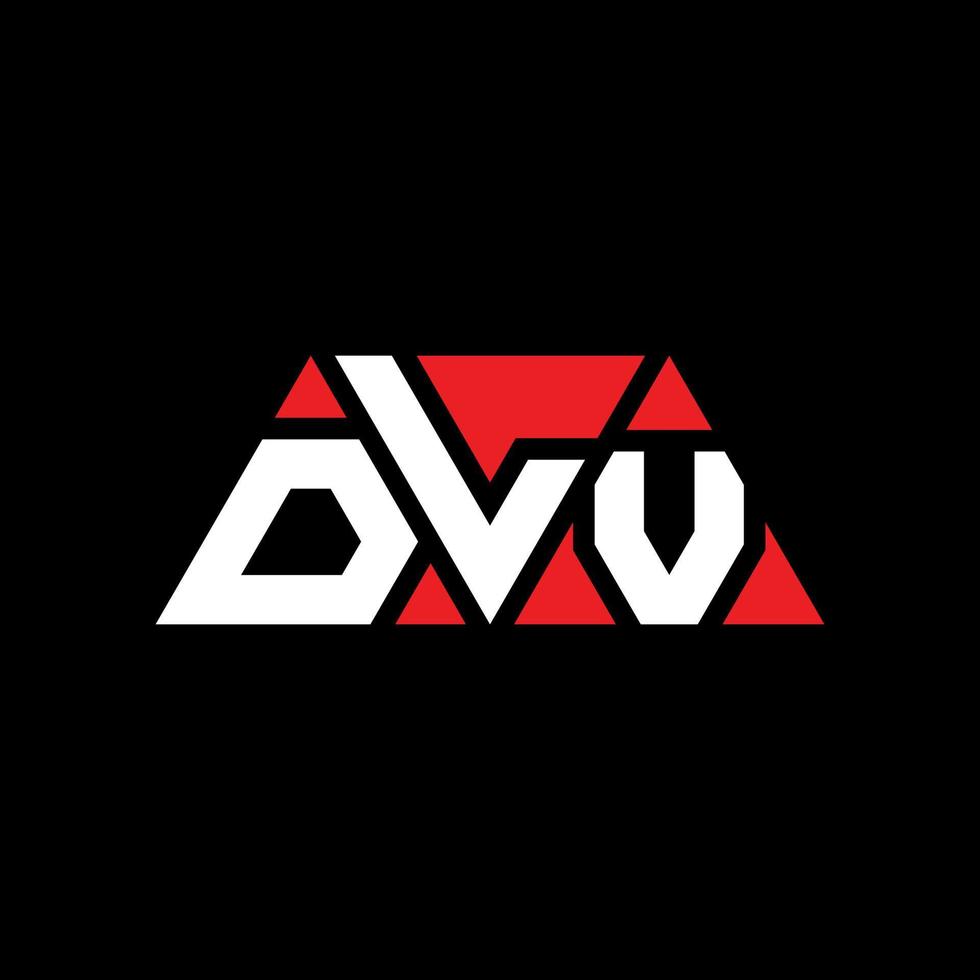 design de logotipo de letra triângulo dlv com forma de triângulo. monograma de design de logotipo de triângulo dlv. modelo de logotipo de vetor dlv triângulo com cor vermelha. dlv logotipo triangular logotipo simples, elegante e luxuoso. dlv