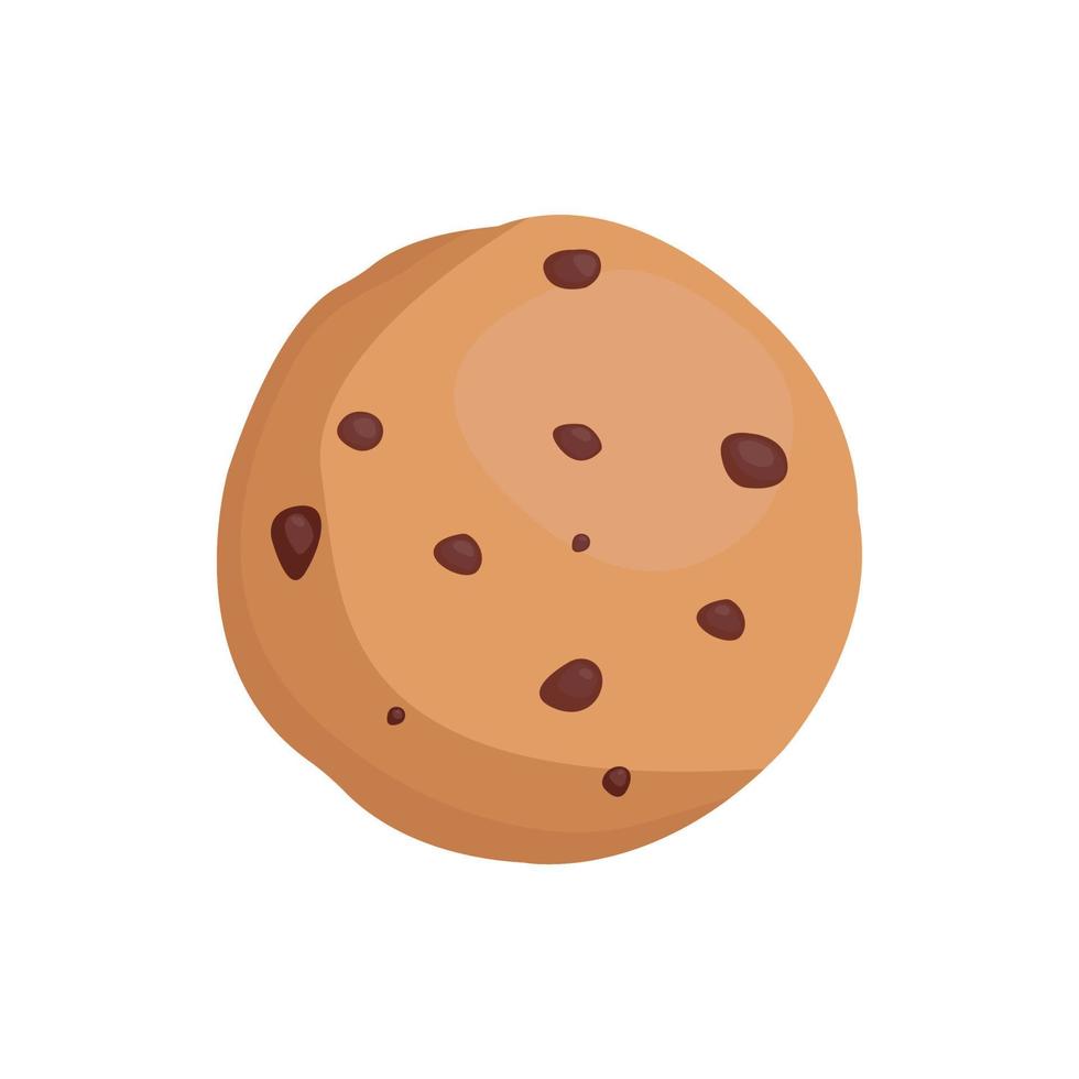 ilustração de cookies isolada no fundo branco. vetor