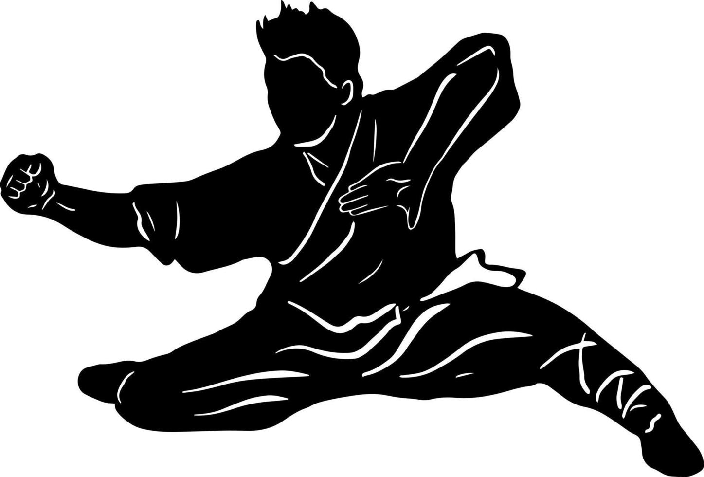 ícone vetor kung fu