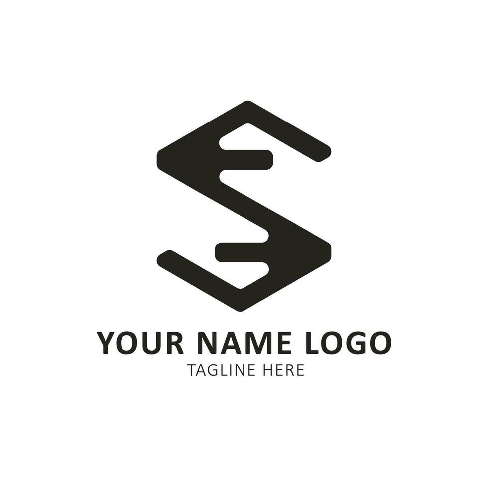 ilustração abstrata do logotipo do estúdio. design vetorial para negócios, hotel, pousada, site, aplicativos. vetor