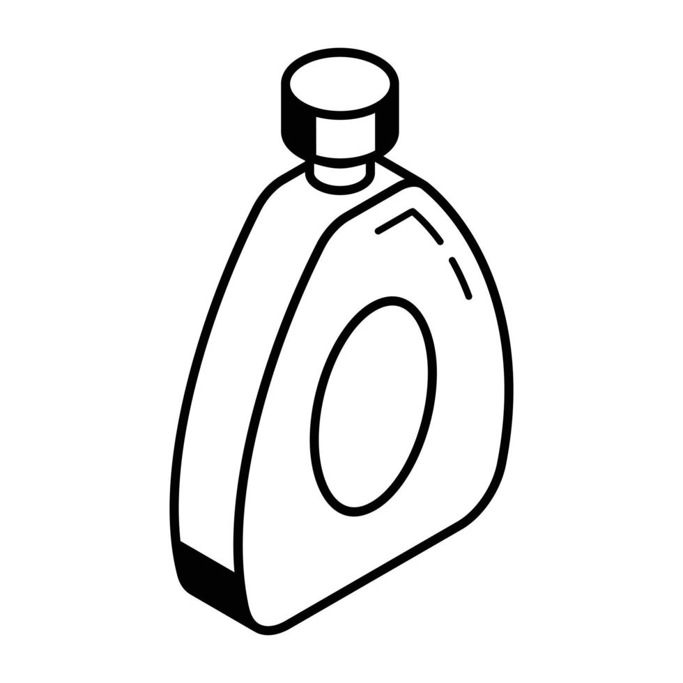 lavar a mão, ícone de dispensador de sabão líquido em design de linha. vetor
