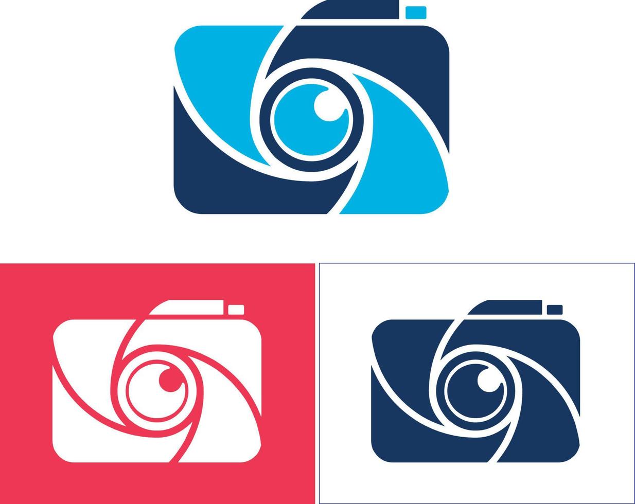 logotipo da câmera digital, logotipo de fotografia para estúdio fotográfico vetor