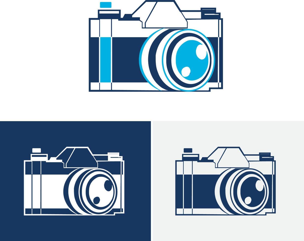 logotipo da câmera digital, logotipo de fotografia para estúdio fotográfico vetor