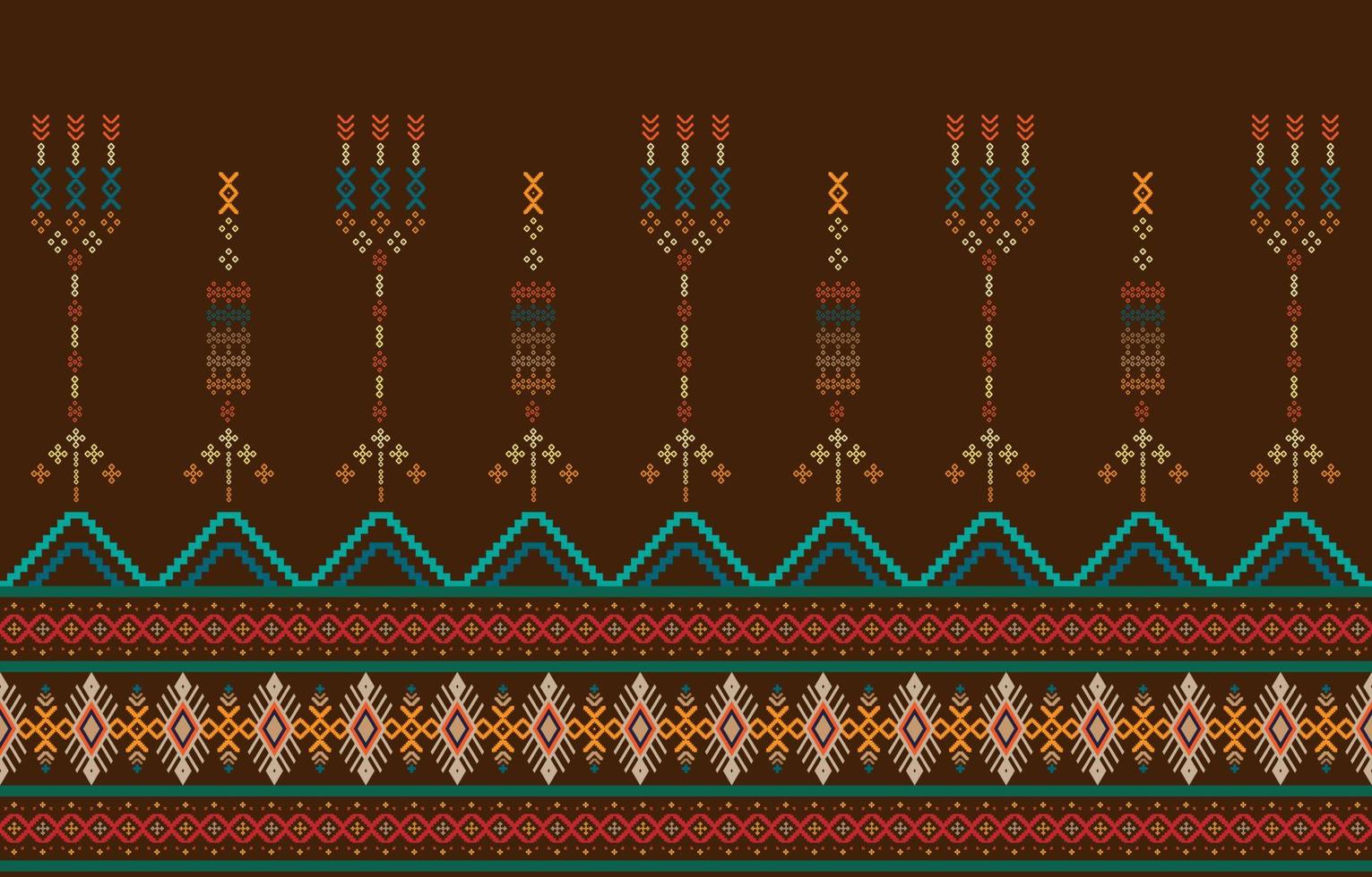 padrão oriental étnico geométrico design tradicional para roupas, padrões geométricos e tribais abstratos, padrões de tecido local de design de uso e design inspirado em tribos indígenas vetor