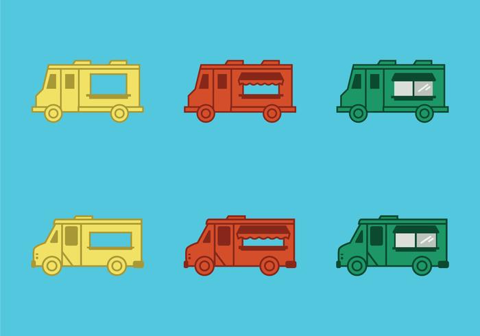 Free Food Truck Ilustração vetorial vetor