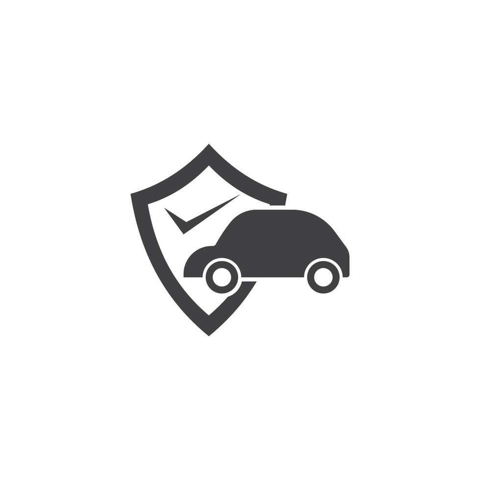 ícone de seguro de carro vetor