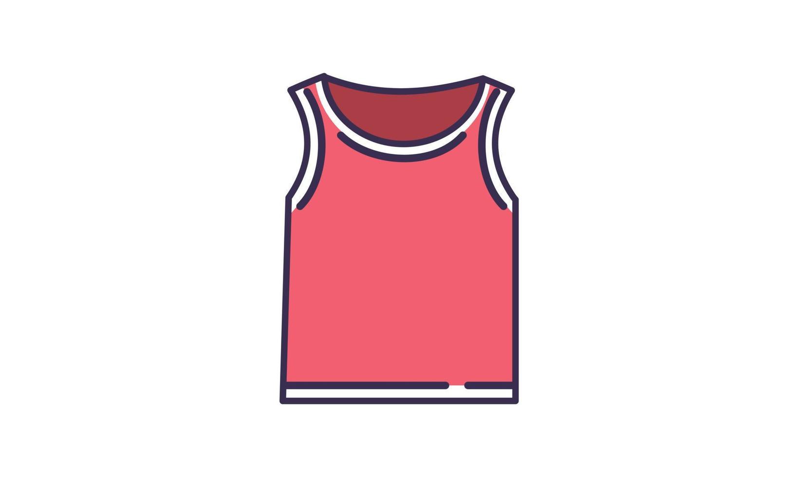 design de ilustração vetorial de singlet esporte vetor