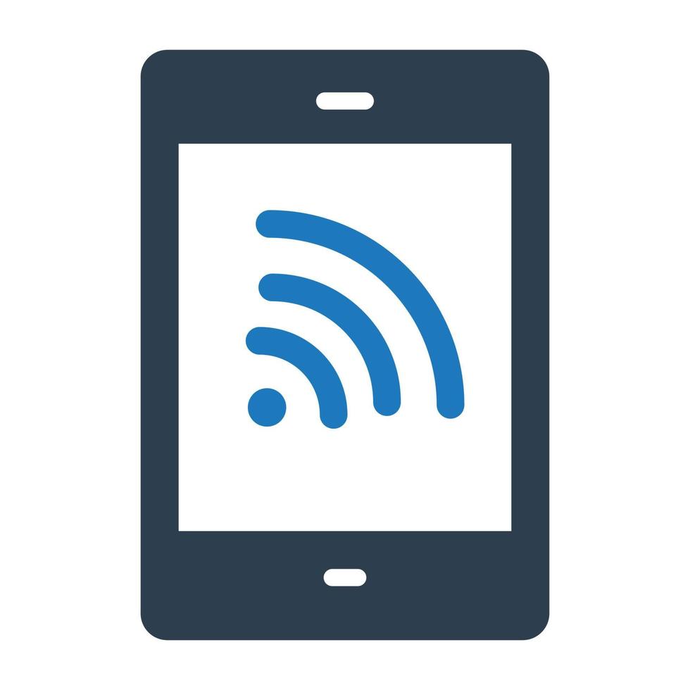 ícone de vetor de wifi móvel que pode facilmente modificar ou editar