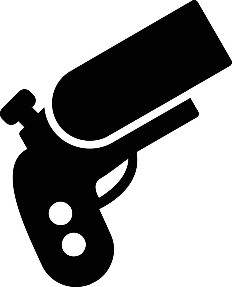 ícone de glifo de arma de fogo vetor