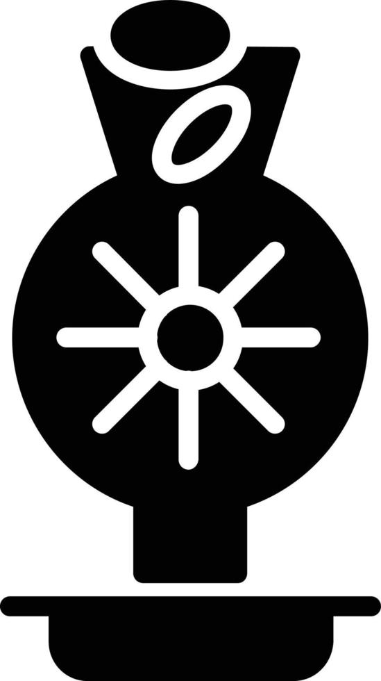 ícone de glifo de moedor vetor