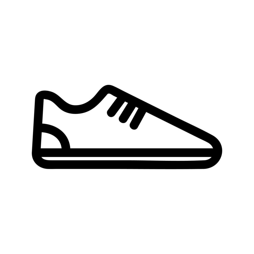 vetor de ícone de tênis. ilustração de símbolo de contorno isolado