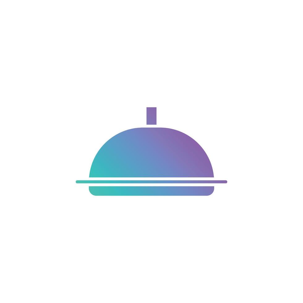 vetor de bandeja de comida para apresentação do ícone do símbolo do site