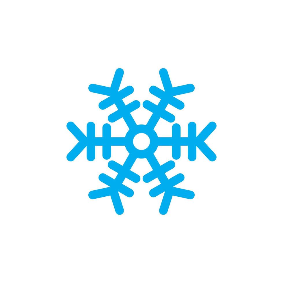 ícone de floco de neve eps 10 vetor