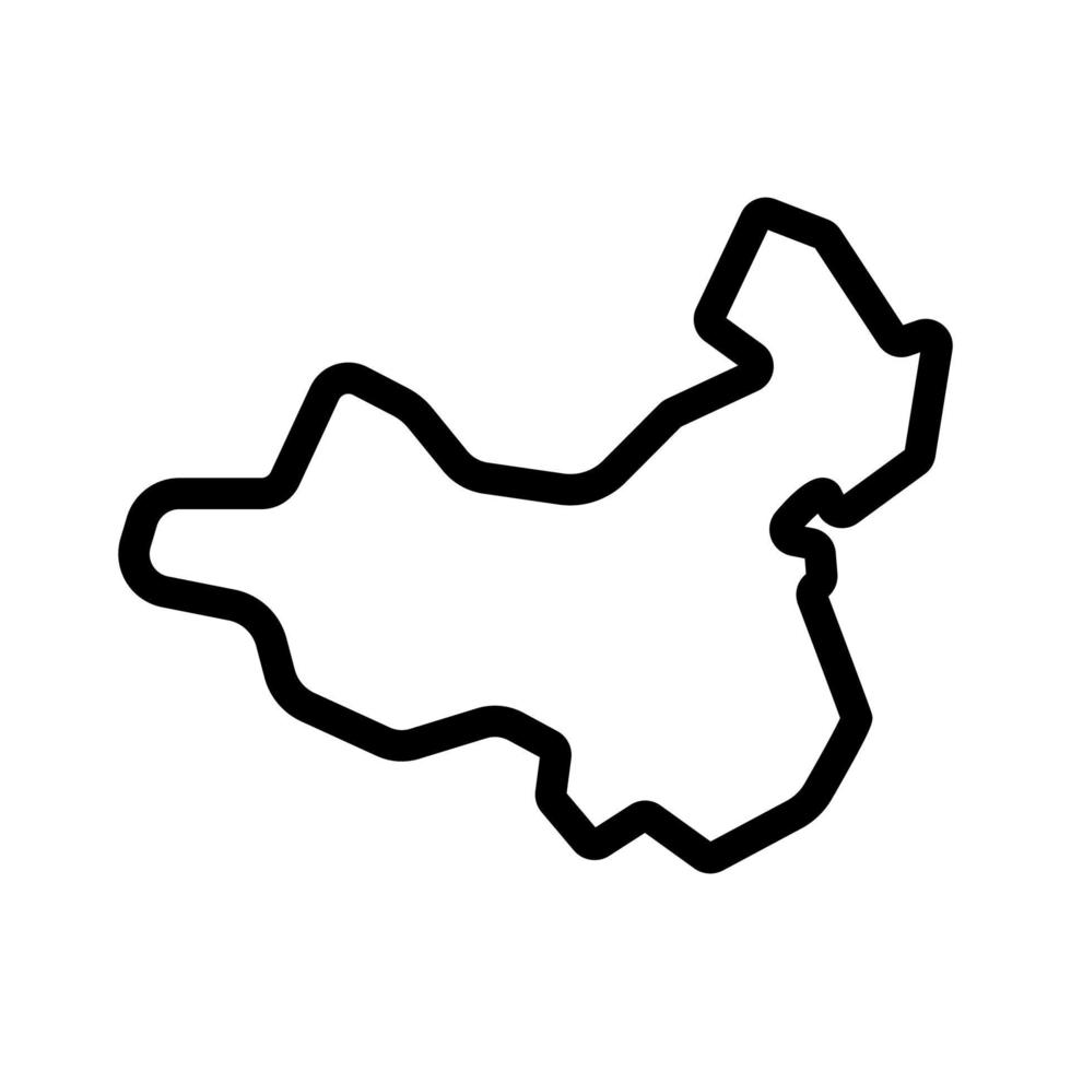 vetor de ícone de seda china. ilustração de símbolo de contorno isolado