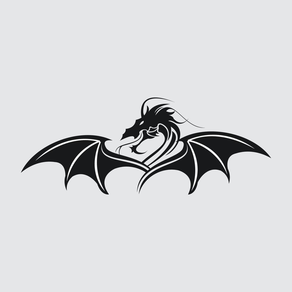 vetor do logotipo do dragão