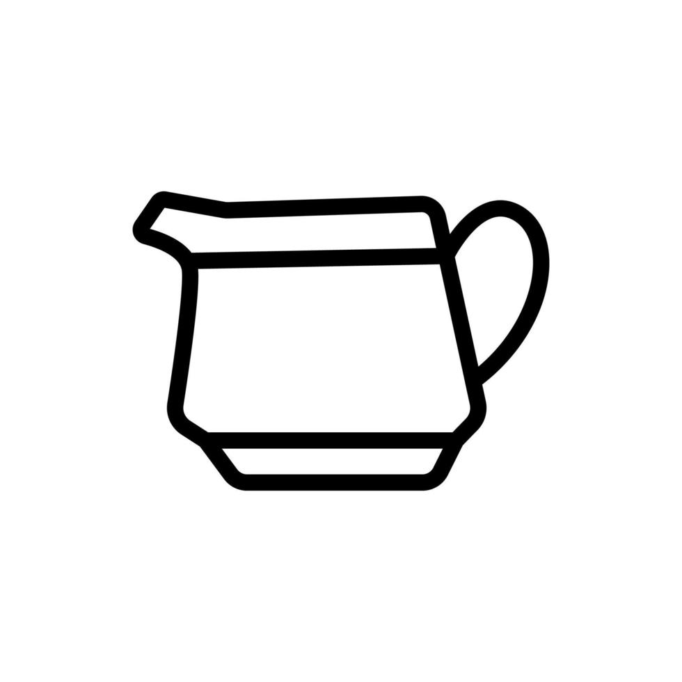 molho de ícone de vetor delicioso. ilustração de símbolo de contorno isolado