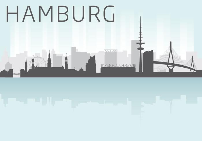 Vetor de horizonte de Hamburgo