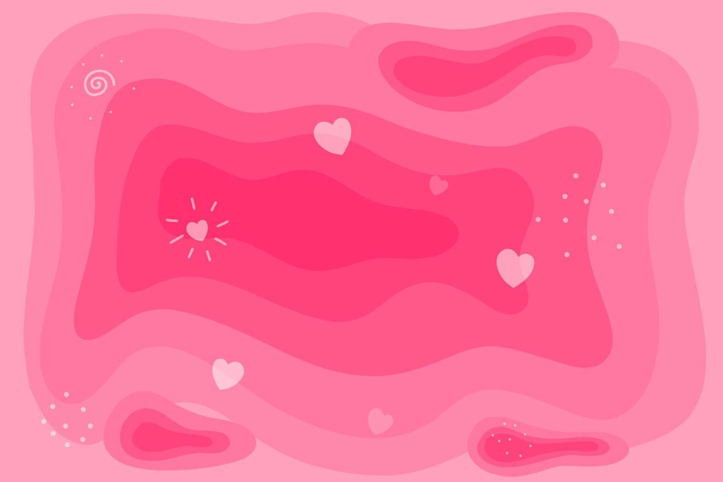 fundo abstrato rosa e tema de amor para banner e postagem de mídia social vetor