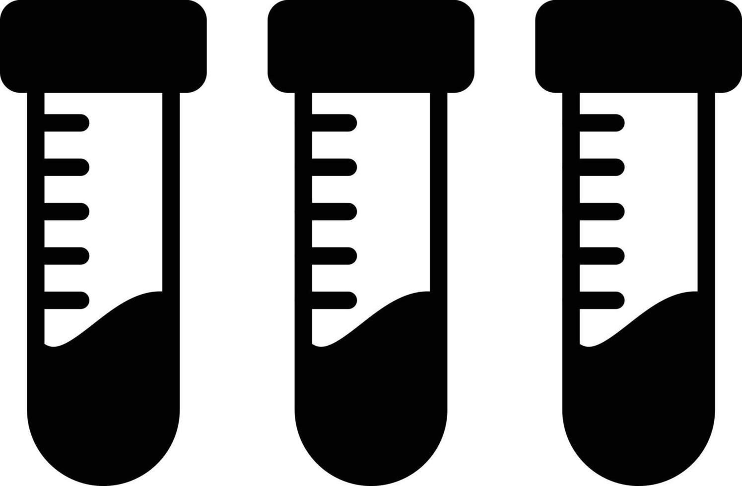 ícone de glifo de experimento vetor
